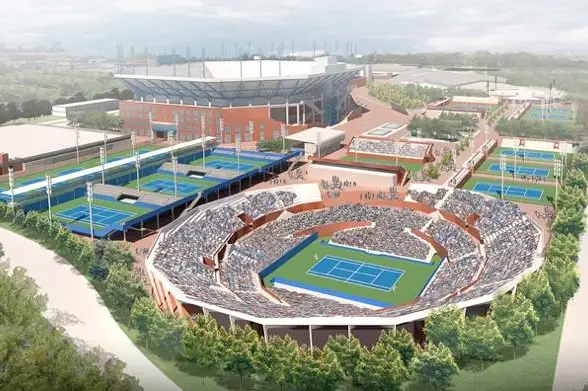 A rendering of the new set up and stadium.